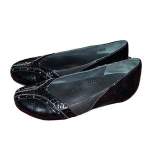 Ziera orthopedic black flats 10